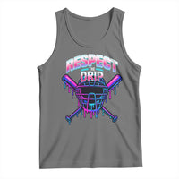 Respect The Drip Tank Top Funny Baseball Catcher Mask Sports Lover - Wonder Print Shop