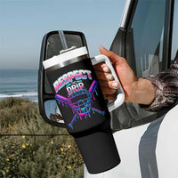 Respect The Drip Tumbler With Handle Funny Baseball Catcher Mask Sports Lover