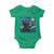 Funny Rock And Roll Baby Onesie Cat Playing Guitar Starry Night Music Lover - Wonder Print Shop