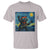 Funny Rock And Roll T Shirt Cat Playing Guitar Starry Night Music Lover - Wonder Print Shop