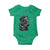 Rock And Roll Dachshund Baby Onesie Dog Playing Guitar Music Lover - Wonder Print Shop