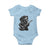 Rock And Roll Dachshund Baby Onesie Dog Playing Guitar Music Lover - Wonder Print Shop