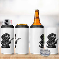Rock And Roll Dachshund 4 in 1 Can Cooler Tumbler Dog Playing Guitar Music Lover
