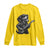 Rock And Roll Dachshund Long Sleeve Shirt Dog Playing Guitar Music Lover - Wonder Print Shop