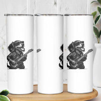 Rock And Roll Dachshund Skinny Tumbler Dog Playing Guitar Music Lover