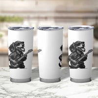 Rock And Roll Dachshund Tumbler Cup Dog Playing Guitar Music Lover