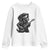Rock And Roll Dachshund Youth Sweatshirt Dog Playing Guitar Music Lover - Wonder Print Shop