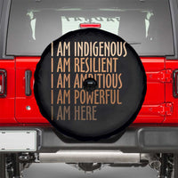Indigenous Peoples Day Gifts Spare Tire Cover Resilient Ambitious Powerful Here