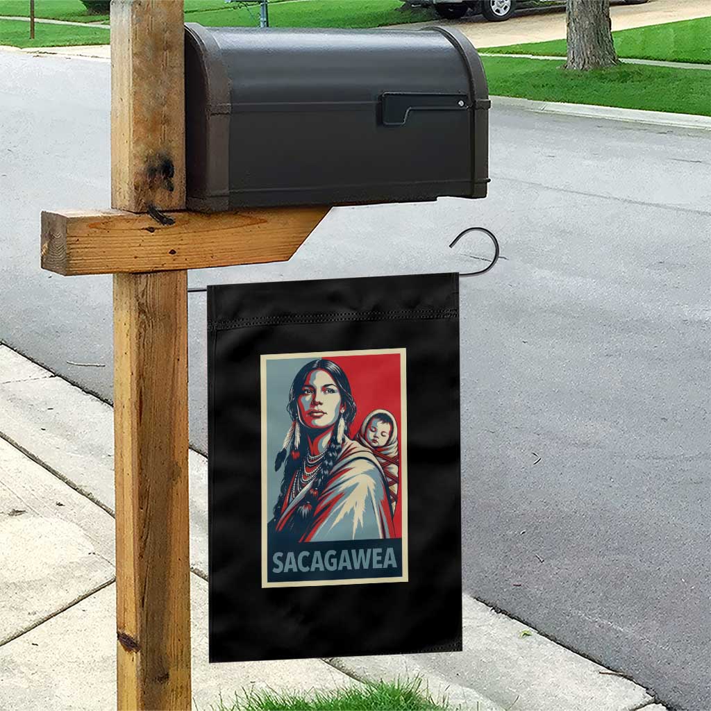 Womens History Month Sacagawea Garden Flag Native American Heritage Graphic