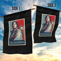 Womens History Month Sacagawea Garden Flag Native American Heritage Graphic
