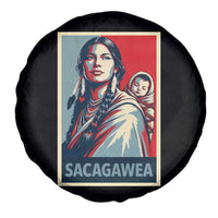 Womens History Month Sacagawea Spare Tire Cover Native American Heritage Graphic
