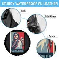 Womens History Month Sacagawea Spare Tire Cover Native American Heritage Graphic