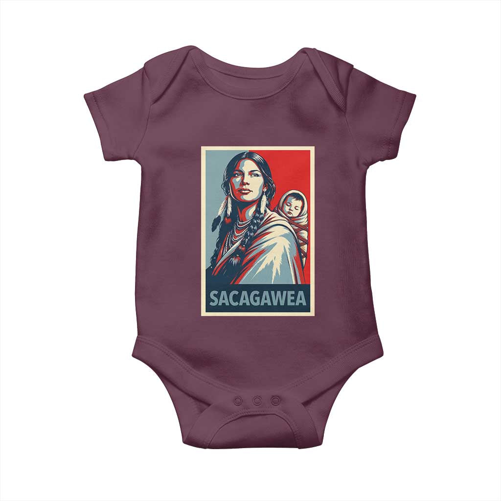 Womens History Month Sacagawea Baby Onesie Native American Heritage Graphic