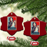 Womens History Month Sacagawea Ceramic Ornament Native American Heritage Graphic