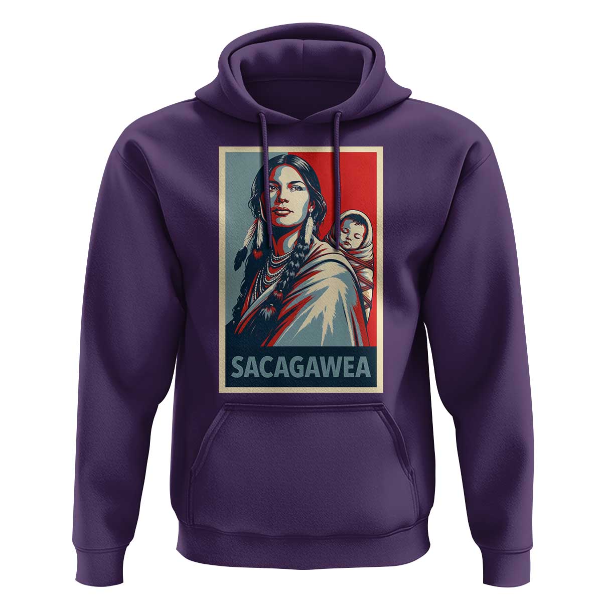 Womens History Month Sacagawea Hoodie Native American Heritage Graphic