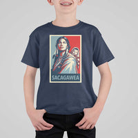 Womens History Month Sacagawea T Shirt For Kid Native American Heritage Graphic