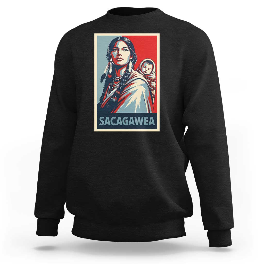 Womens History Month Sacagawea Sweatshirt Native American Heritage Graphic