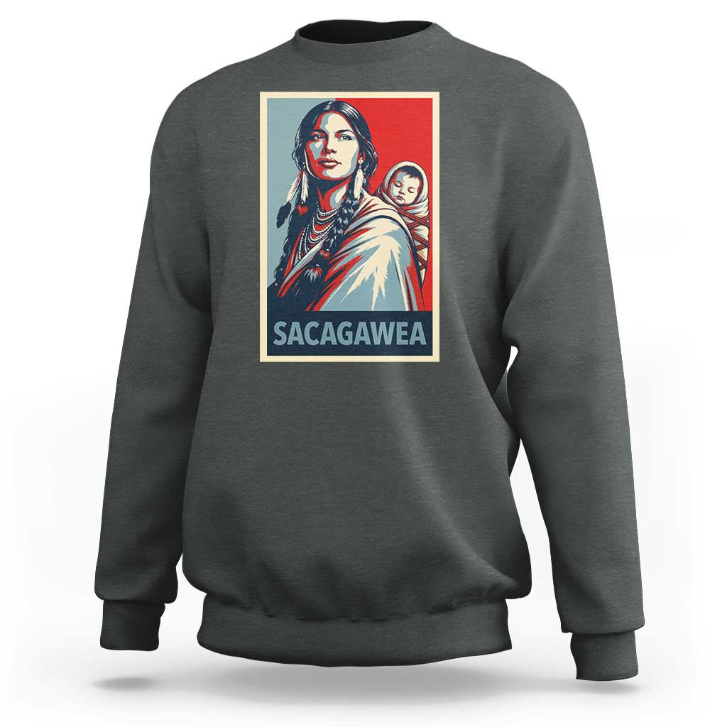 Womens History Month Sacagawea Sweatshirt Native American Heritage Graphic