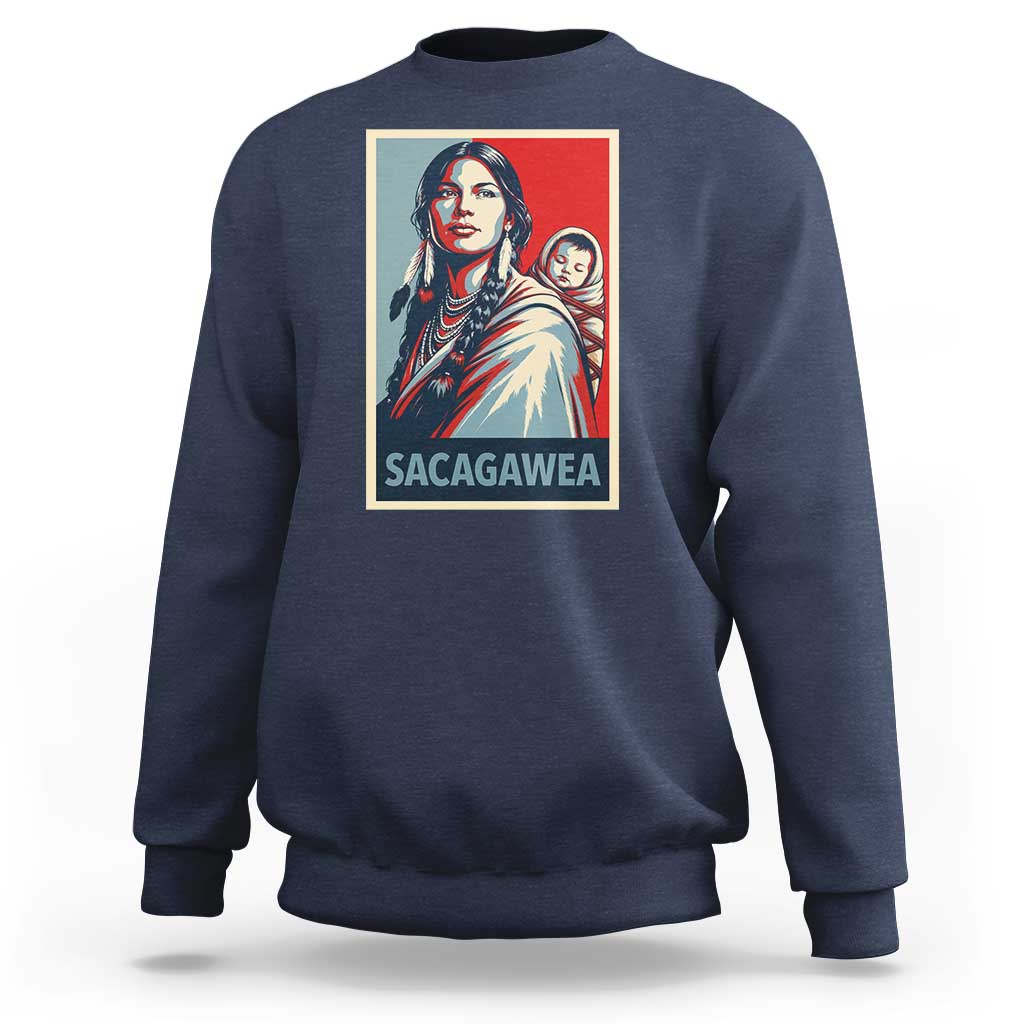 Womens History Month Sacagawea Sweatshirt Native American Heritage Graphic