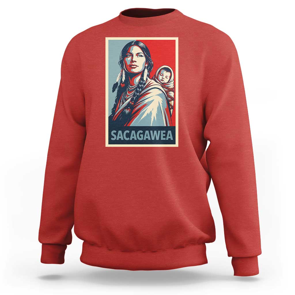 Womens History Month Sacagawea Sweatshirt Native American Heritage Graphic