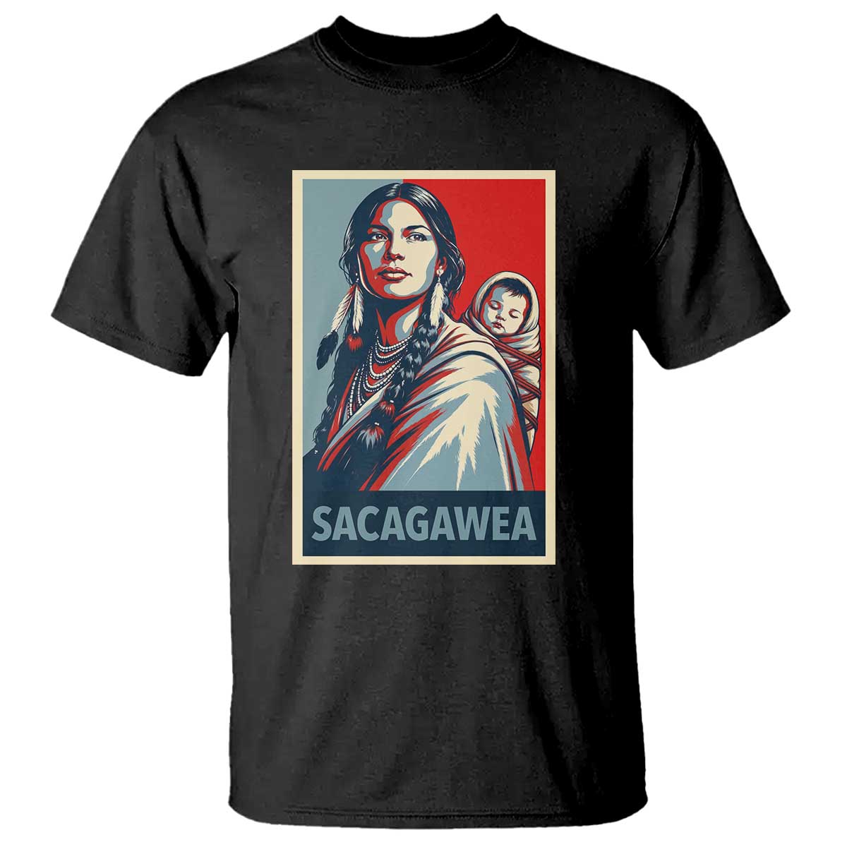 Womens History Month Sacagawea T Shirt Native American Heritage Graphic