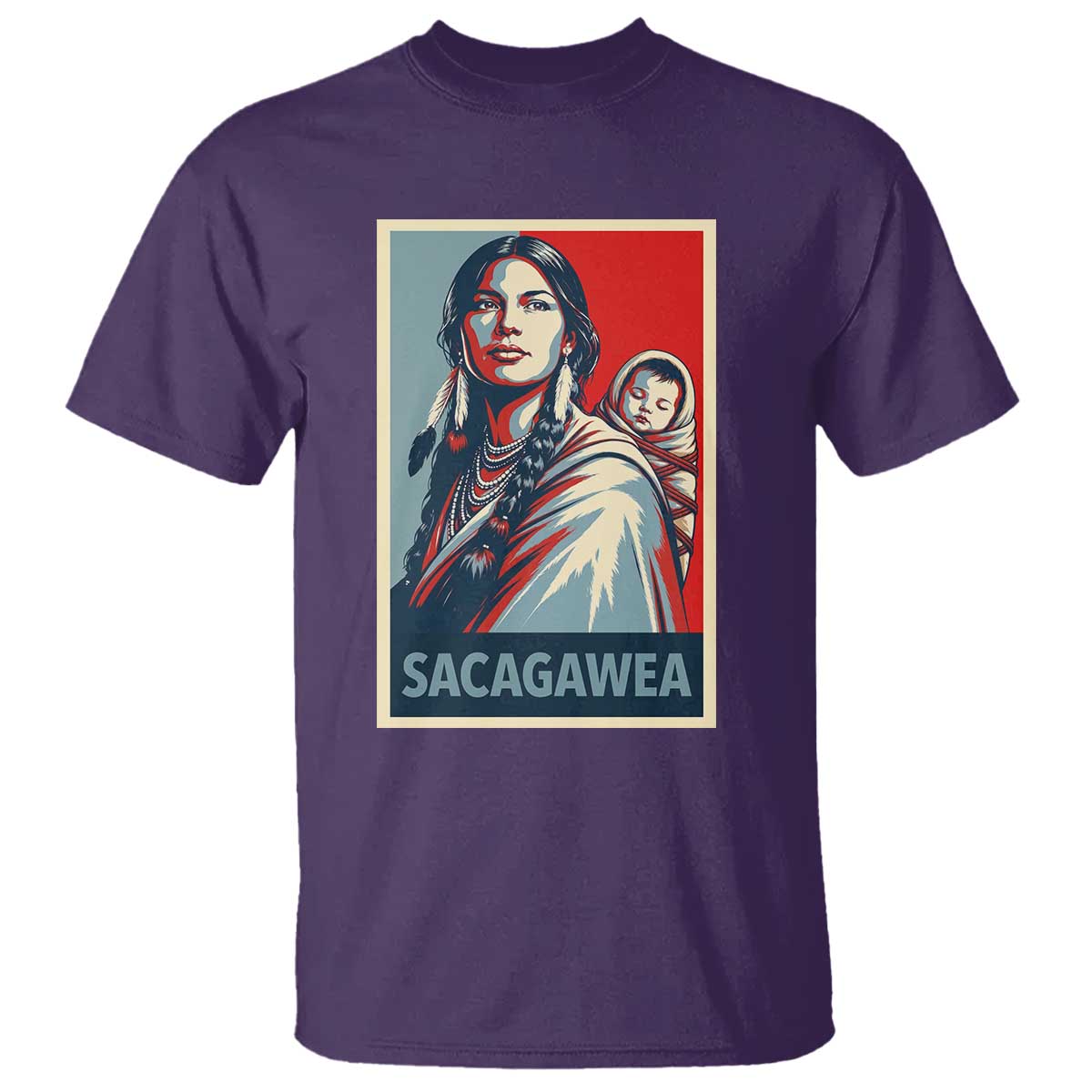 Womens History Month Sacagawea T Shirt Native American Heritage Graphic