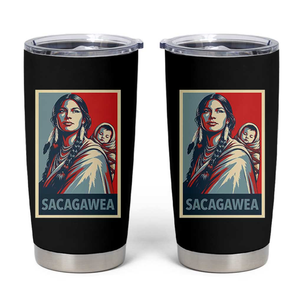 Womens History Month Sacagawea Tumbler Cup Native American Heritage Graphic