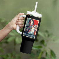 Womens History Month Sacagawea Tumbler With Handle Native American Heritage Graphic