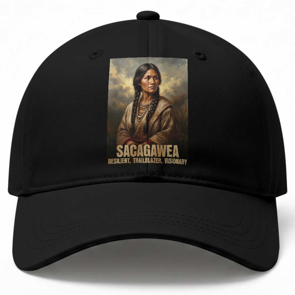 Sacagawea Native American Woman Baseball Cap Resilient Trailblazer Visionary