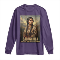 Sacagawea Native American Woman Long Sleeve Shirt Resilient Trailblazer Visionary