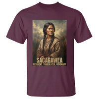 Sacagawea Native American Woman T Shirt Resilient Trailblazer Visionary