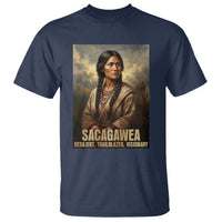 Sacagawea Native American Woman T Shirt Resilient Trailblazer Visionary