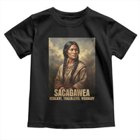 Sacagawea Native American Woman Toddler T Shirt Resilient Trailblazer Visionary