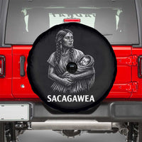 Sacagawea Spare Tire Cover Native American Womens History Month Graphic