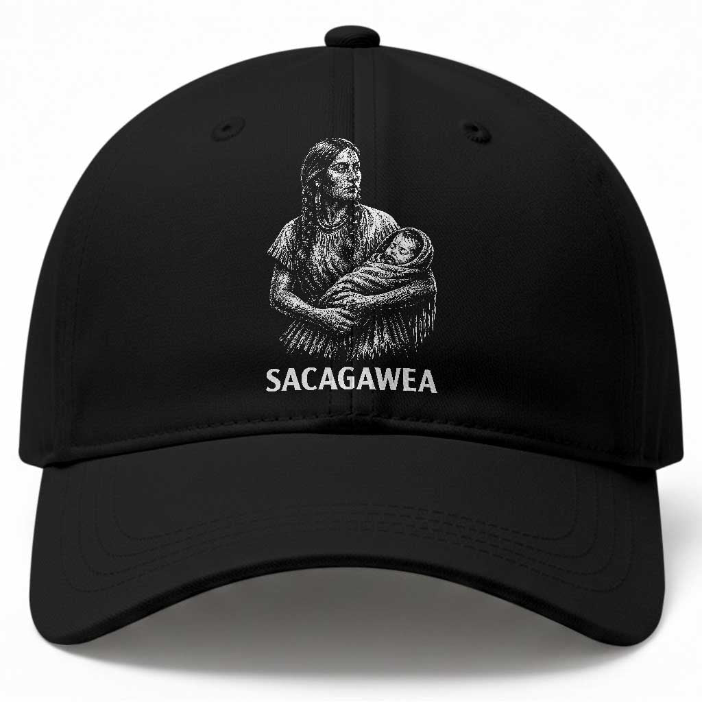 Sacagawea Baseball Cap Native American Womens History Month Graphic