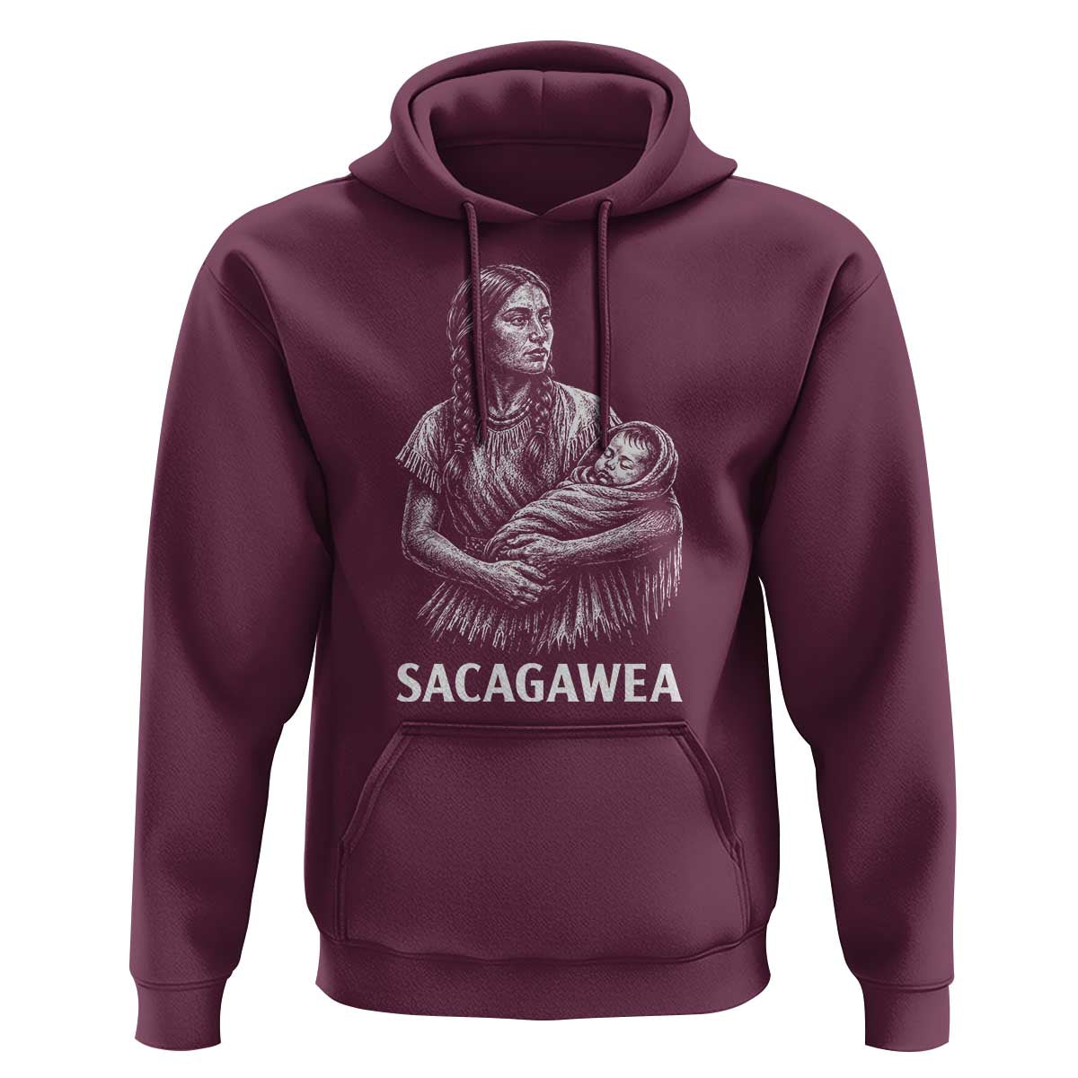 Sacagawea Hoodie Native American Womens History Month Graphic