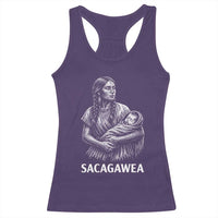 Sacagawea Racerback Tank Top Native American Womens History Month Graphic