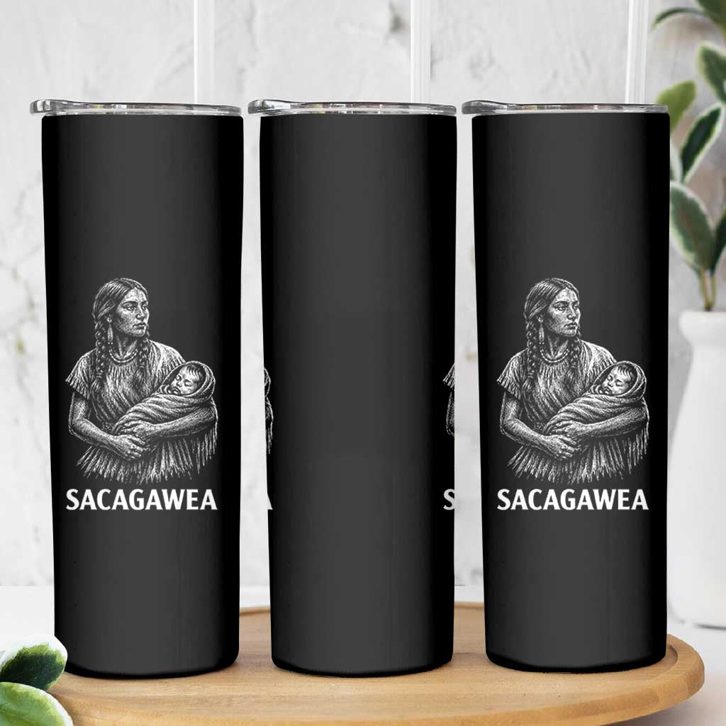 Sacagawea Skinny Tumbler Native American Womens History Month Graphic