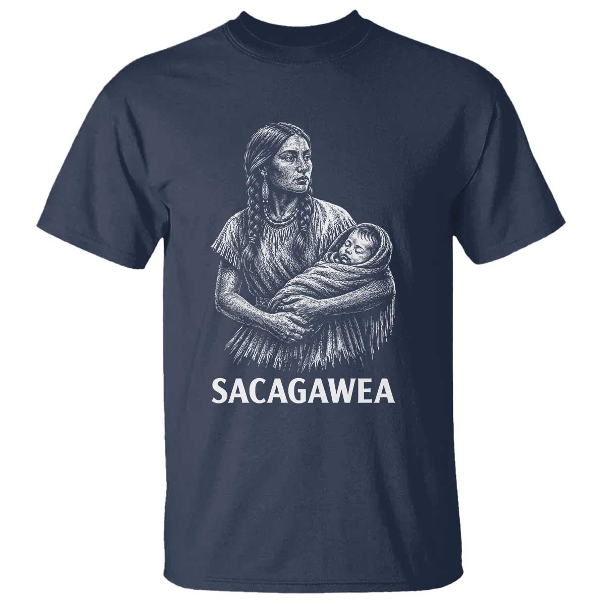 Sacagawea T Shirt Native American Womens History Month Graphic