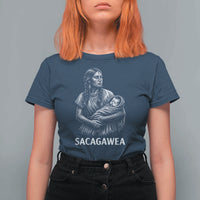 Sacagawea T Shirt For Women Native American Womens History Month Graphic