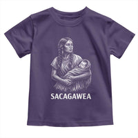 Sacagawea Toddler T Shirt Native American Womens History Month Graphic