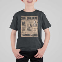 The Original Founding Fathers T Shirt For Kid Native American Indigenous Leaders Graphic