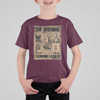 The Original Founding Fathers T Shirt For Kid Native American Indigenous Leaders Graphic