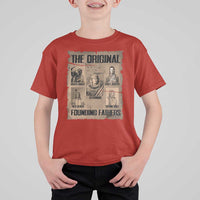 The Original Founding Fathers T Shirt For Kid Native American Indigenous Leaders Graphic