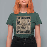 The Original Founding Fathers T Shirt For Women Native American Indigenous Leaders Graphic