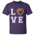 Love Basketball T Shirt Cracked Ball Graphic For Sport Lover - Wonder Print Shop