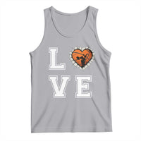 Love Basketball Tank Top Cracked Ball Graphic For Sport Lover - Wonder Print Shop