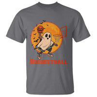 Funny Black Ghost Halloween Basketball T Shirt Boosketball Dunk Gift - Wonder Print Shop