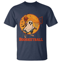 Funny Black Ghost Halloween Basketball T Shirt Boosketball Dunk Gift - Wonder Print Shop