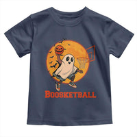 Funny Black Ghost Halloween Basketball Toddler T Shirt Boosketball Dunk Gift - Wonder Print Shop